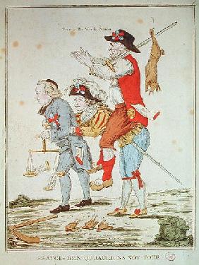 ''Je Savais Bien Que Nous Aurions Notre Tour'', caricature depicting the Three Orders
