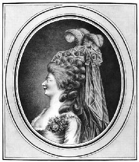 Louise Contat de Parny (1760-1813) in the role of Suzanne in ''The Marriage of Figaro'' Pierre Augus