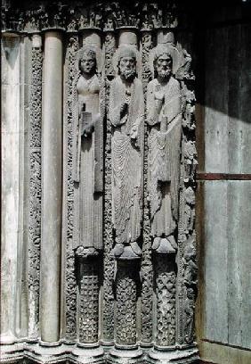 Old testament figures, from the royal portal of the west facade