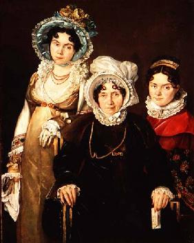 Portrait of Madame de Tangry and her Daughters