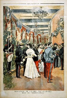 The Centenary of the Ecole Polytechnique: A ball at the Trocadero, from the illustrated supplement o