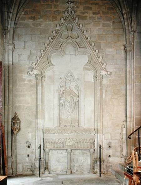 Tomb of Bishop Radulphe (d.1266) in the Radulphe Chapel od French School