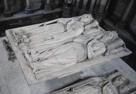 Tomb of Louis de France (d.1407) Duke of Orleans and his wife, Valentin Visconti (d.1408) Princess o od French School