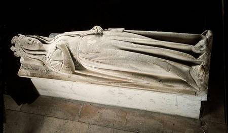 Tomb of Queen Berthe (726-83) od French School