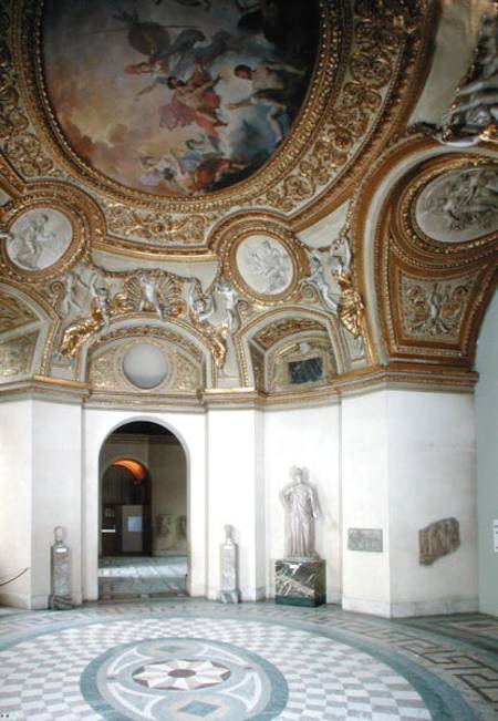 View of the Mars Rotunda with stucco figures by Michel Anguier (1612-86) (photo) od French School