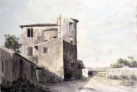 View of a Village in Southern France od French School