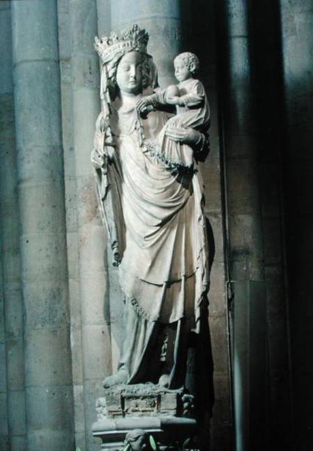 Virgin and Child, known as Notre-Dame de Paris od French School