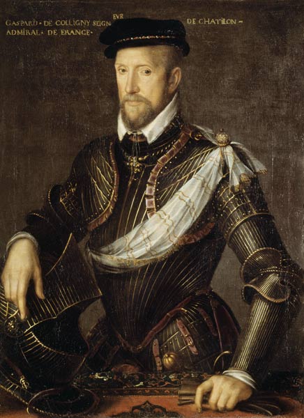 Gaspard II of Coligny (1519-72) Admiral of France od French School