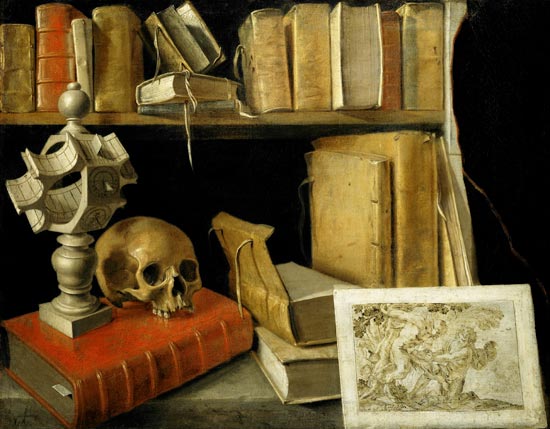 Vanitas with a Sundial od French School