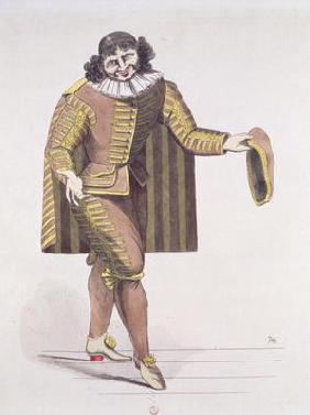 Sganarelle in 'L'Ecole des Maris' by Moliere, premiered 24th June 1661 at the Palais-Royal Theatre,