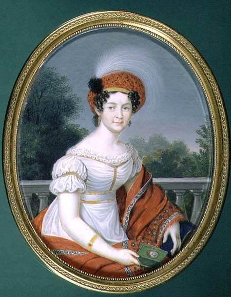 Catherine Paulovna, Grand Duchess of Russia Queen of Wurttemberg (1788-1819) od Friedrich Fleischmann