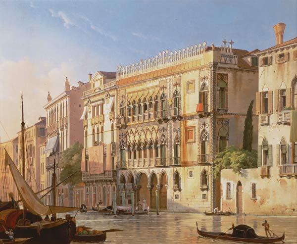 The Ca' d'Oro, Venice od Friedrich Nerly