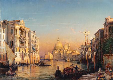  Canale Grande v Benátkach