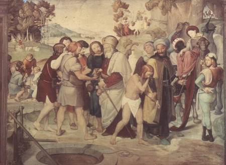 Joseph Being Sold by his Brothers, from the Casa Bartholdy fresco cycle od Friedrich Overbeck