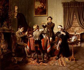 The quartet. od Friedrich Peter Hiddemann