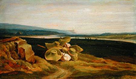 Landscape with Sun Hats od Friedrich Philipp Reinhold