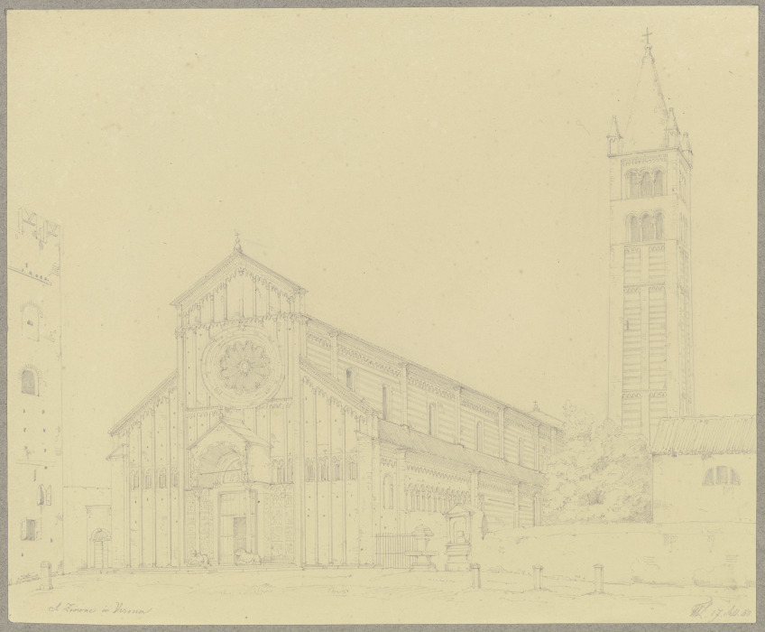 San Zeno in Verona od Friedrich Wilhelm Ludwig