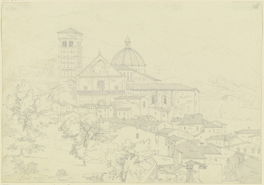 Saint Rufino in Assisi od Friedrich Maximilian Hessemer