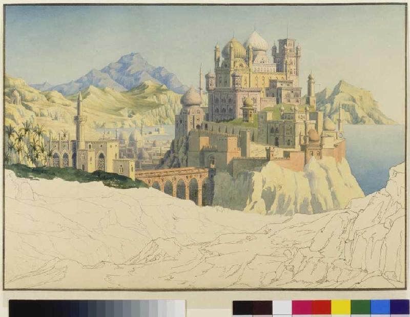 Vision einer islamischen Stadt od Friedrich Maximilian Hessemer