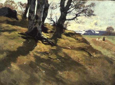 Landscape at Stord, Norway od Frits Thaulow