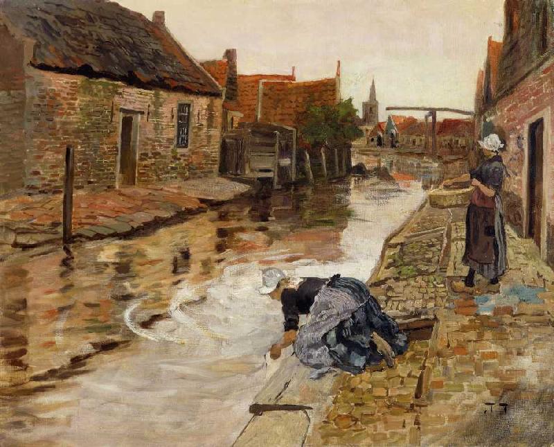 Volendam. od Frits Thaulow