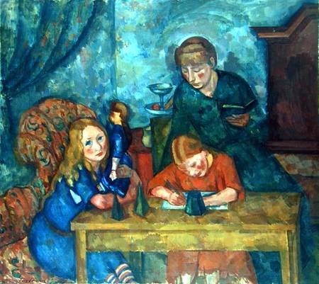The Children's Parlour od Fritz Friedrichs