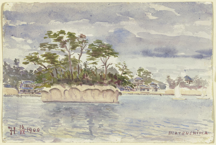 Inselchen vor Matsushima od Fritz Hauck