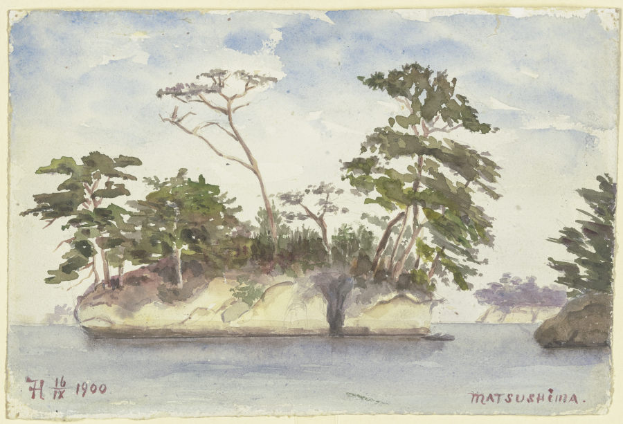 Inselgruppe vor Matsushima od Fritz Hauck
