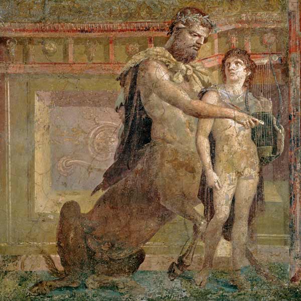The Education of Achilles od from Herculaneum Chiron