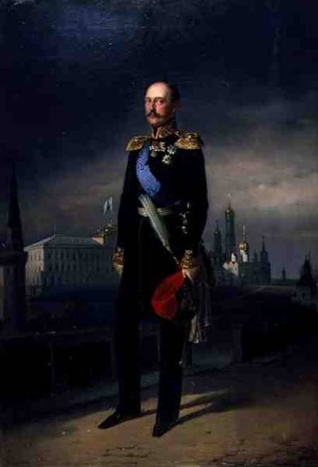Portrait of Emperor Alexander II (1818-81) od G. Botmann