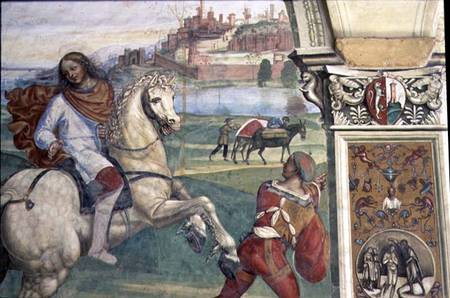 Man on Horseback, from the Life of St. Benedict od G. Signorelli