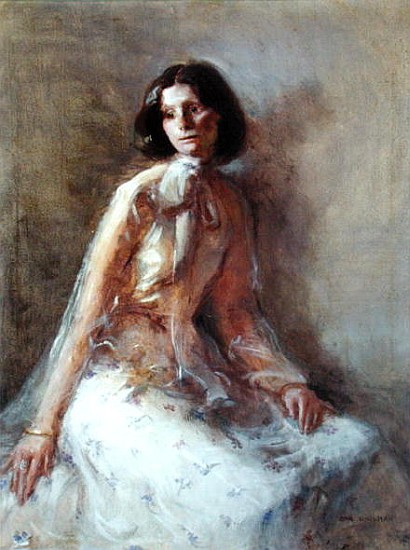 Portrait of Pam (oil on canvas)  od Gail  Schulman