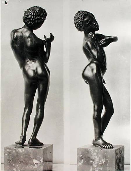 Back and side view of a young ethiopian slave, from Chalon-sur-Saone od Gallo-Roman