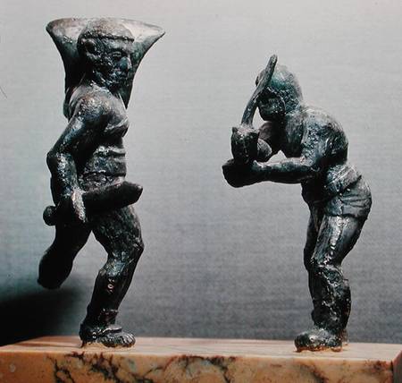 Two gladiators in combat od Gallo-Roman