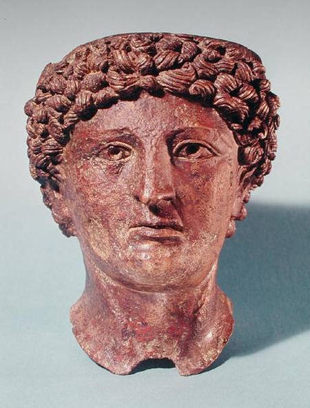 Head of Apollo, from Lillebonne od Gallo-Roman
