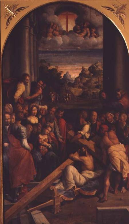 The Carrying of the Cross (altarpiece) od Garofalo