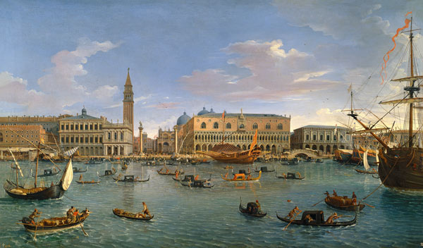 View of Venice from the Island of San Giorgio od Gaspar Adriaens van Wittel