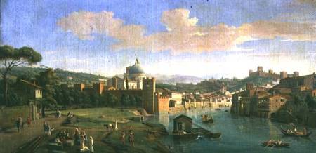 View of Verona od Gaspar Adriaens van Wittel