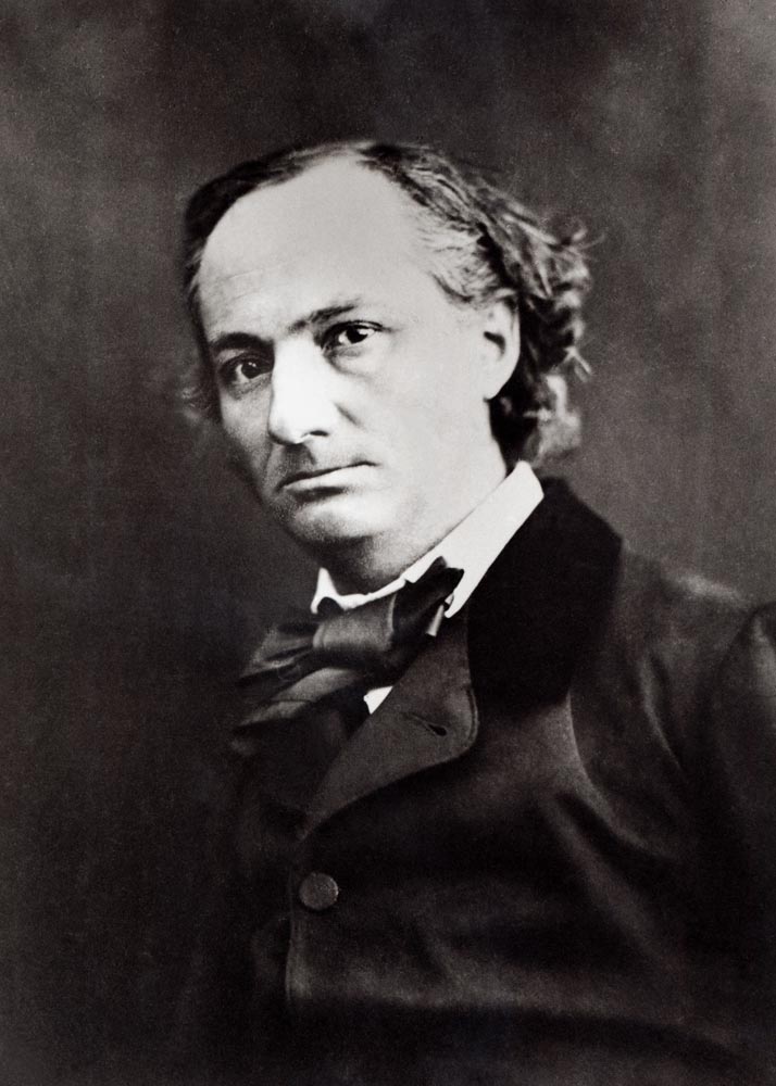 Charles Baudelaire (1821-67) (b/w photo)  od Gaspard Felix Tournachon Nadar