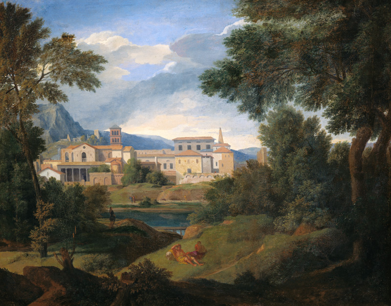 Italian landscape od Gaspard Poussin Dughet