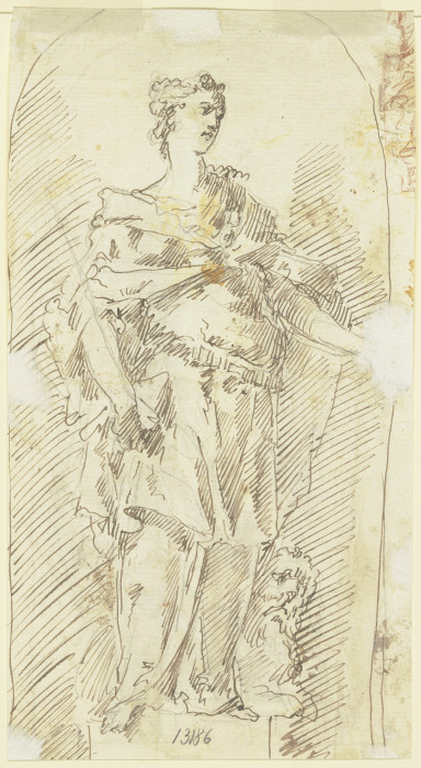 Allegorische Frauenfigur (Venezia?) od Gaspare Diziani
