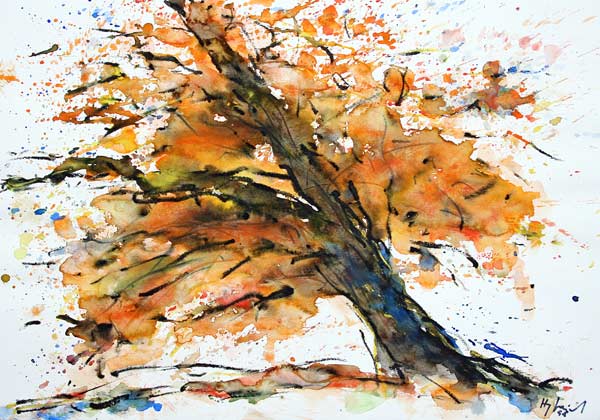 Podzimní strom  od Hans-Jürgen Gaudeck