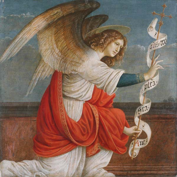 Archangel Gabriel (Panel from an Altarpiece: The Annunciation) od Gaudenzio Ferrari