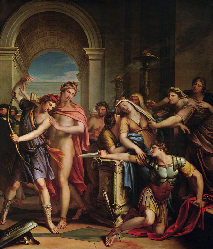 The Death of Achilles od Gavin Hamilton