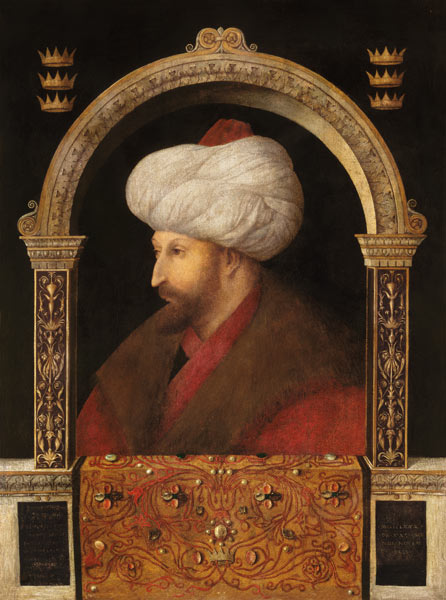 The Sultan Mehmet II (1432-81) od Gentile Bellini