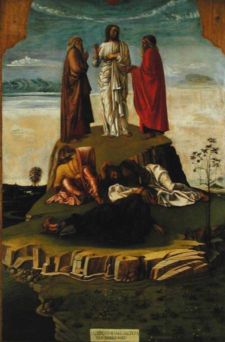 Transfiguration of Christ on Mount Tabor od Gentile Bellini
