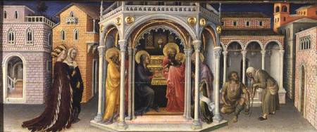 The Presentation in the Temple, from the Altarpiece of the Adoration of the Magi od Gentile da Fabriano