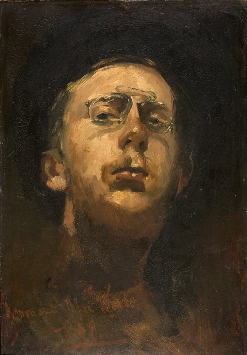 Self-portrait with Pince-nez od Georg Hendrik Breitner