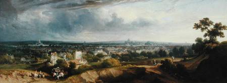 View of Paris from Montmartre od George Arnald