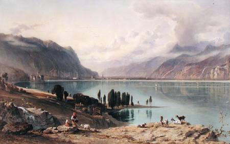 A View of Lake Geneva od George Arthur Fripp